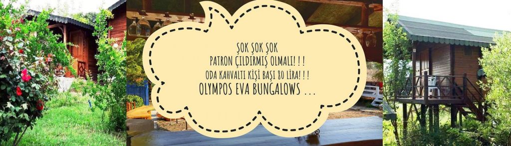 Olympos Eva Bungalows Olimpos�ta Pansiyonlar